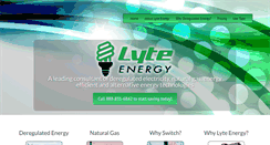 Desktop Screenshot of lyteenergy.com
